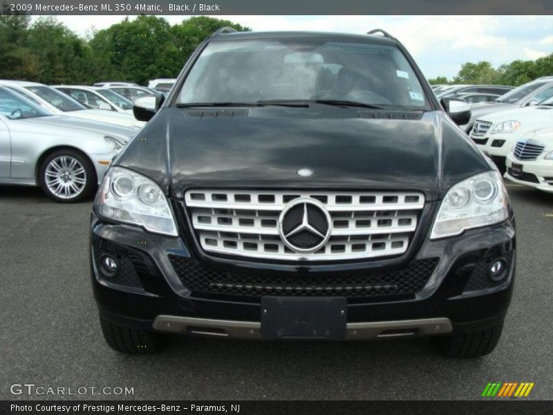 Black / Black 2009 Mercedes-Benz ML 350 4Matic