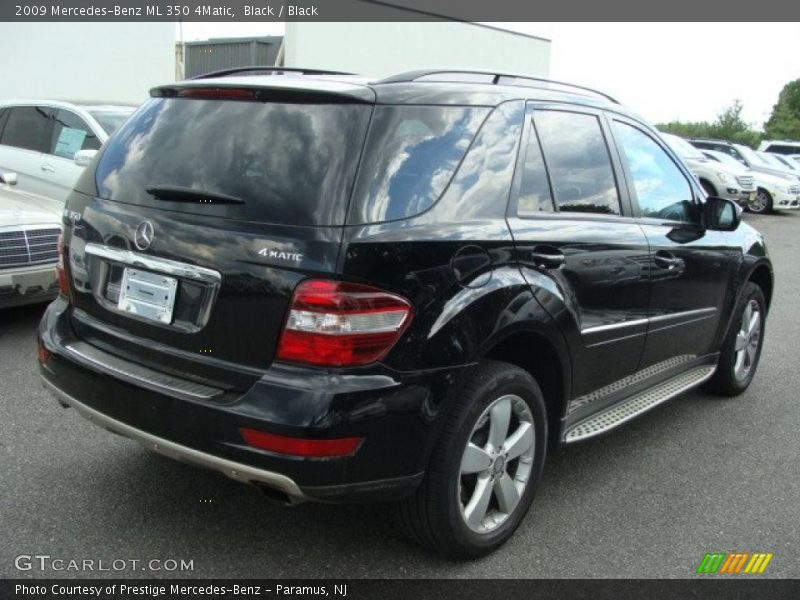 Black / Black 2009 Mercedes-Benz ML 350 4Matic