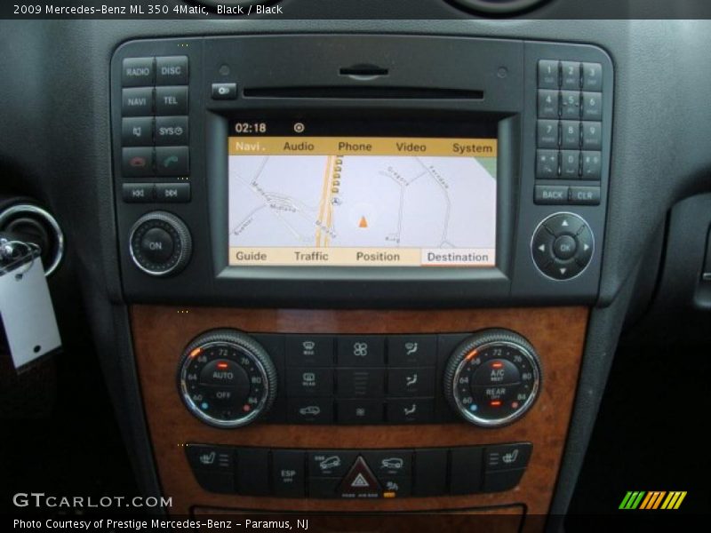 Black / Black 2009 Mercedes-Benz ML 350 4Matic