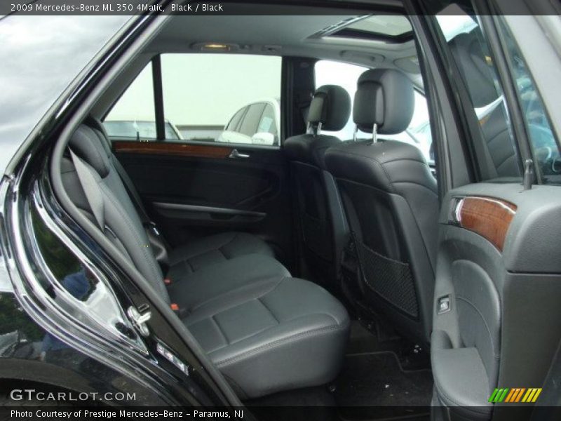 Black / Black 2009 Mercedes-Benz ML 350 4Matic