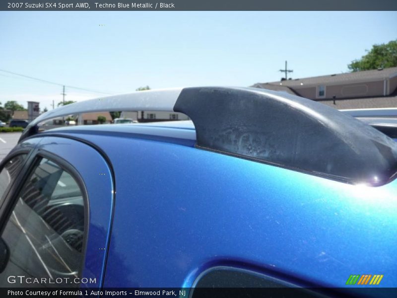 Techno Blue Metallic / Black 2007 Suzuki SX4 Sport AWD