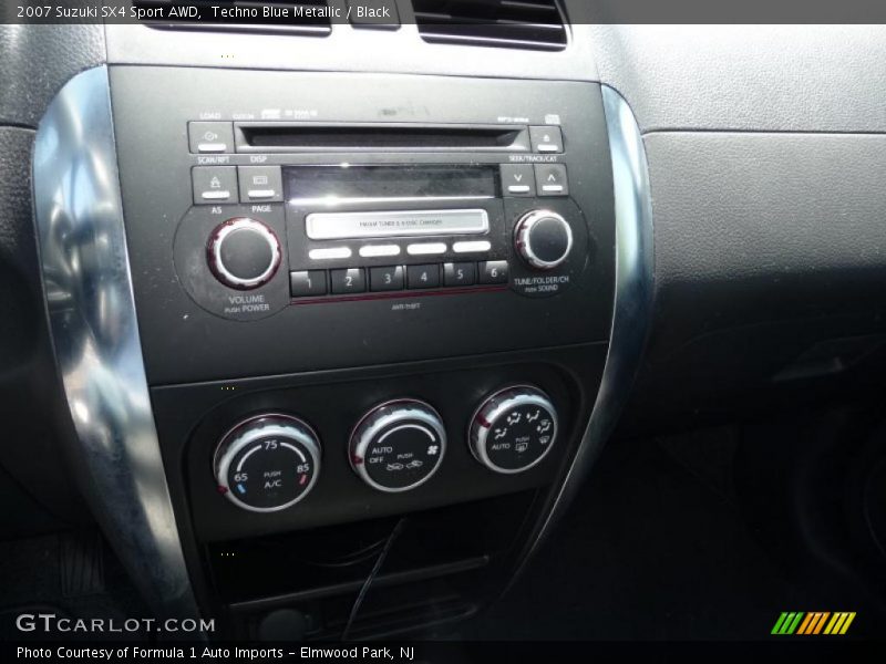 Techno Blue Metallic / Black 2007 Suzuki SX4 Sport AWD