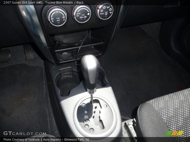 Techno Blue Metallic / Black 2007 Suzuki SX4 Sport AWD