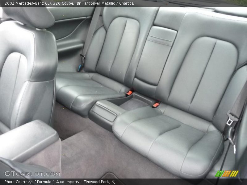 Brilliant Silver Metallic / Charcoal 2002 Mercedes-Benz CLK 320 Coupe