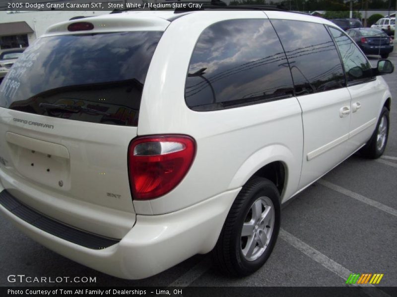 Stone White / Medium Slate Gray 2005 Dodge Grand Caravan SXT