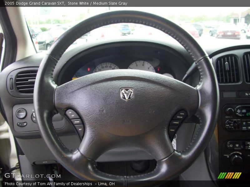 Stone White / Medium Slate Gray 2005 Dodge Grand Caravan SXT
