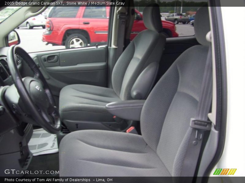 Stone White / Medium Slate Gray 2005 Dodge Grand Caravan SXT