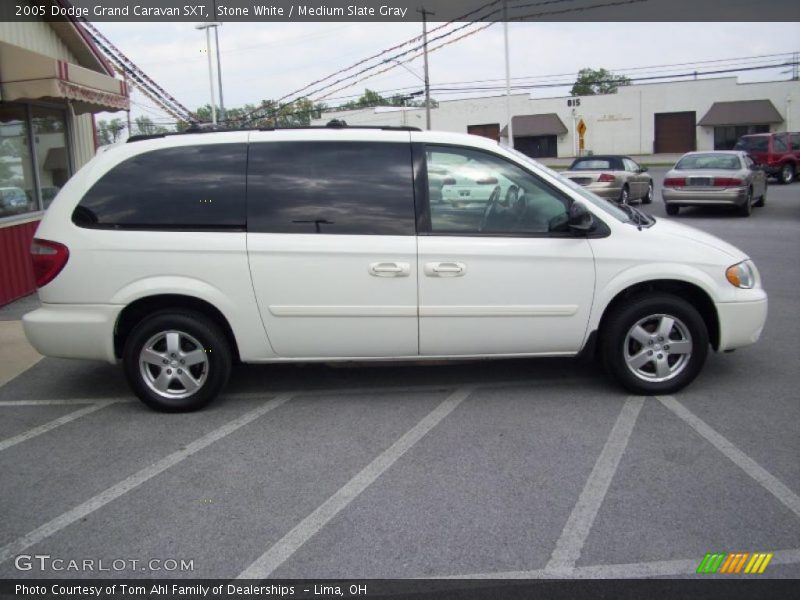 Stone White / Medium Slate Gray 2005 Dodge Grand Caravan SXT
