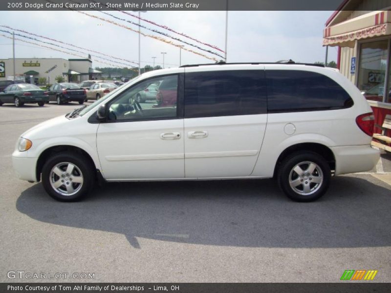 Stone White / Medium Slate Gray 2005 Dodge Grand Caravan SXT