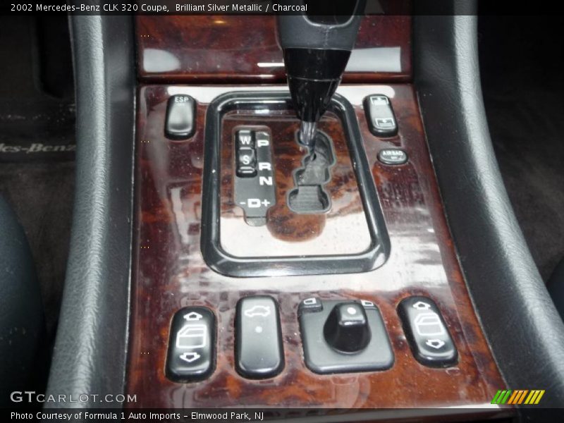 Brilliant Silver Metallic / Charcoal 2002 Mercedes-Benz CLK 320 Coupe