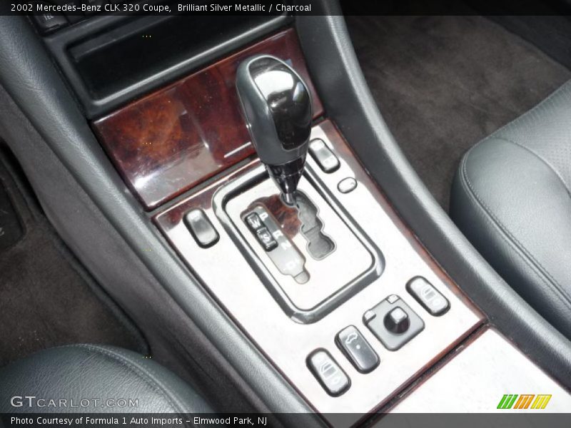 Brilliant Silver Metallic / Charcoal 2002 Mercedes-Benz CLK 320 Coupe