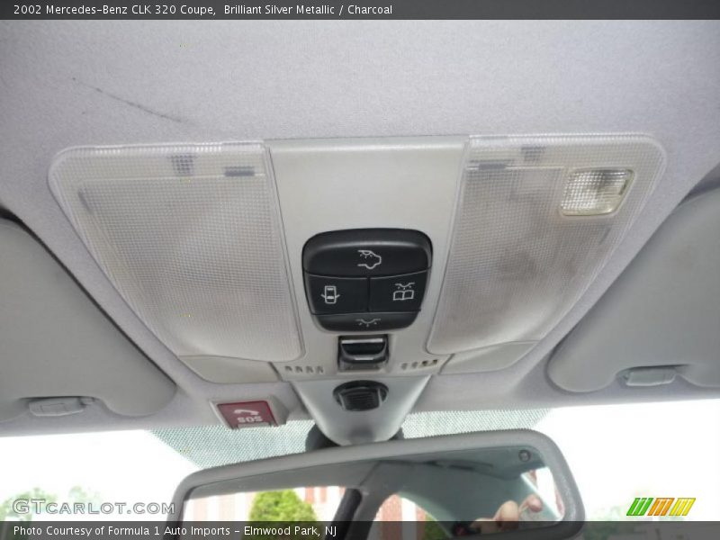 Brilliant Silver Metallic / Charcoal 2002 Mercedes-Benz CLK 320 Coupe