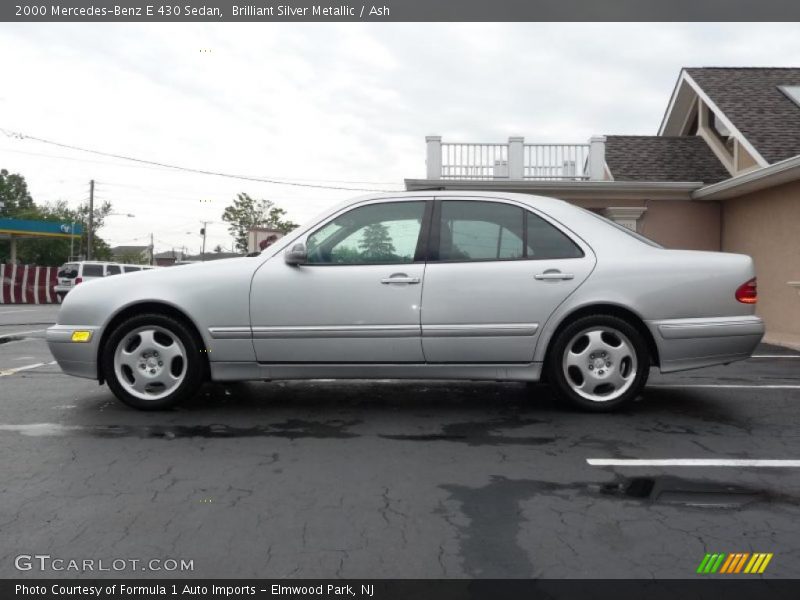 Brilliant Silver Metallic / Ash 2000 Mercedes-Benz E 430 Sedan