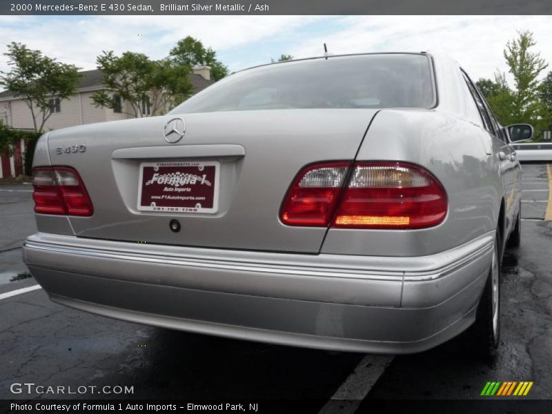 Brilliant Silver Metallic / Ash 2000 Mercedes-Benz E 430 Sedan