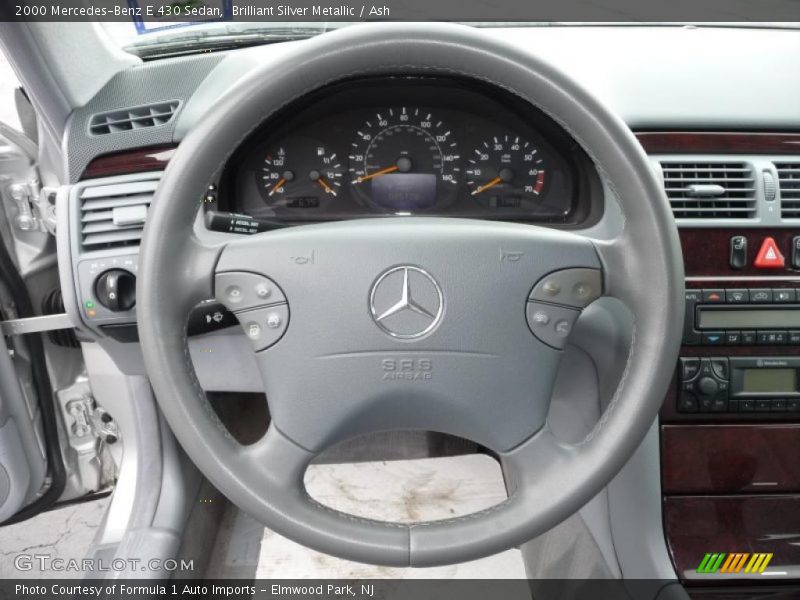 Brilliant Silver Metallic / Ash 2000 Mercedes-Benz E 430 Sedan