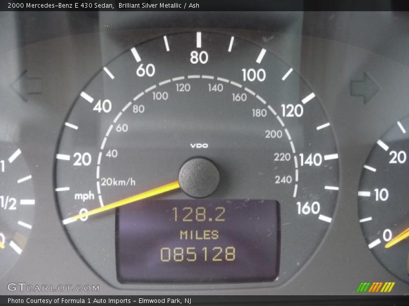 Brilliant Silver Metallic / Ash 2000 Mercedes-Benz E 430 Sedan