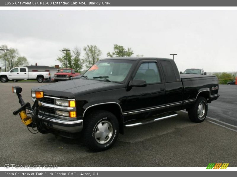 Black / Gray 1996 Chevrolet C/K K1500 Extended Cab 4x4