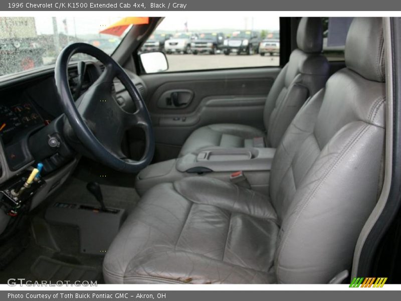 Black / Gray 1996 Chevrolet C/K K1500 Extended Cab 4x4