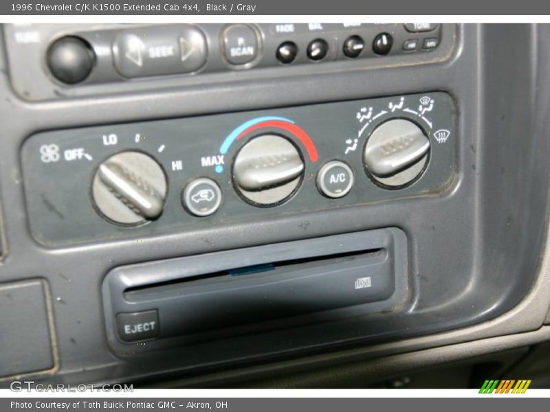 Black / Gray 1996 Chevrolet C/K K1500 Extended Cab 4x4