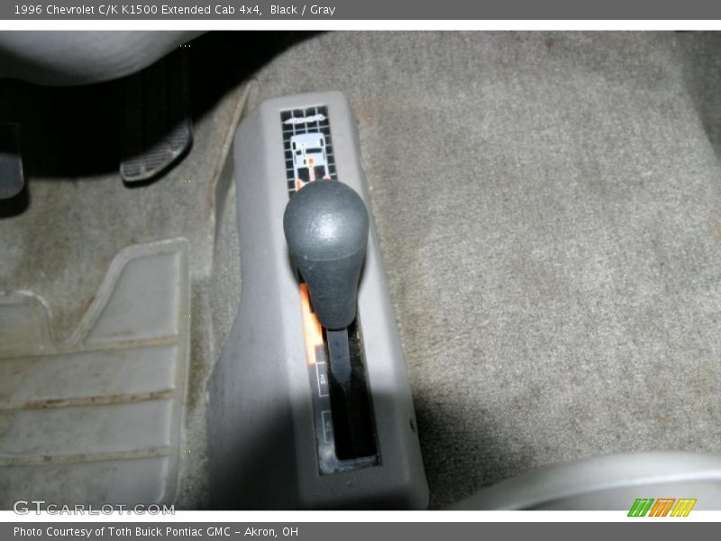 Black / Gray 1996 Chevrolet C/K K1500 Extended Cab 4x4