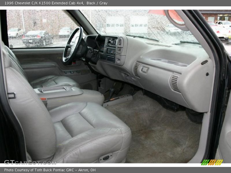 Black / Gray 1996 Chevrolet C/K K1500 Extended Cab 4x4