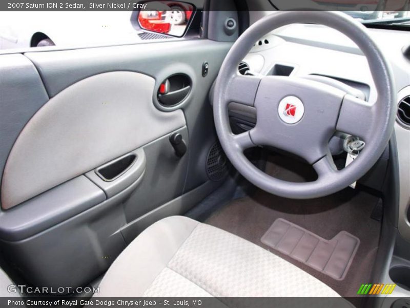 Silver Nickel / Gray 2007 Saturn ION 2 Sedan