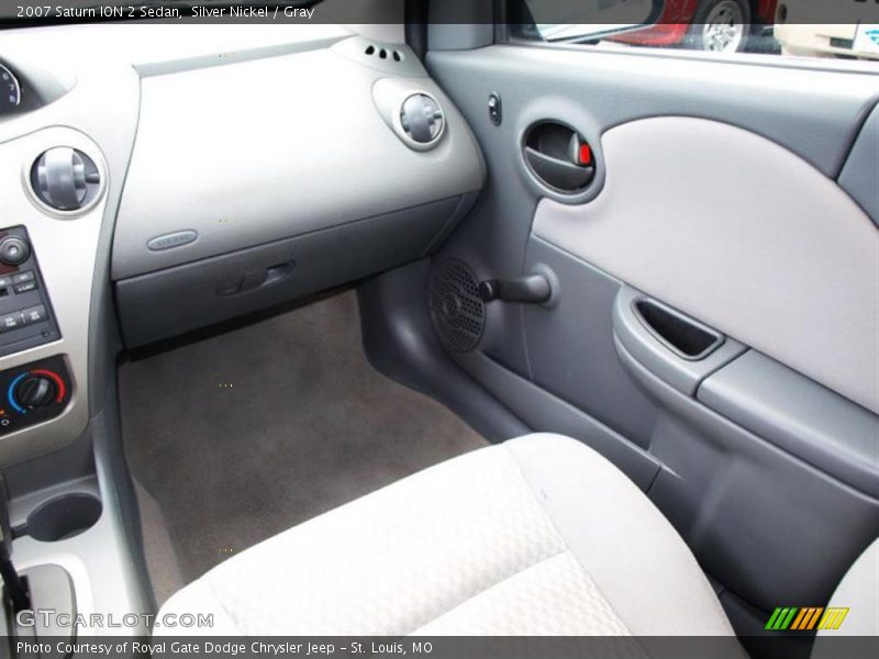 Silver Nickel / Gray 2007 Saturn ION 2 Sedan