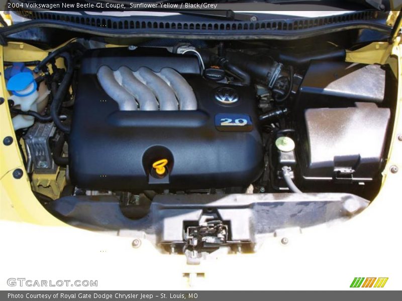 Sunflower Yellow / Black/Grey 2004 Volkswagen New Beetle GL Coupe