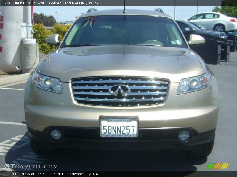Golden Sand Metallic / Willow 2003 Infiniti FX 35 AWD