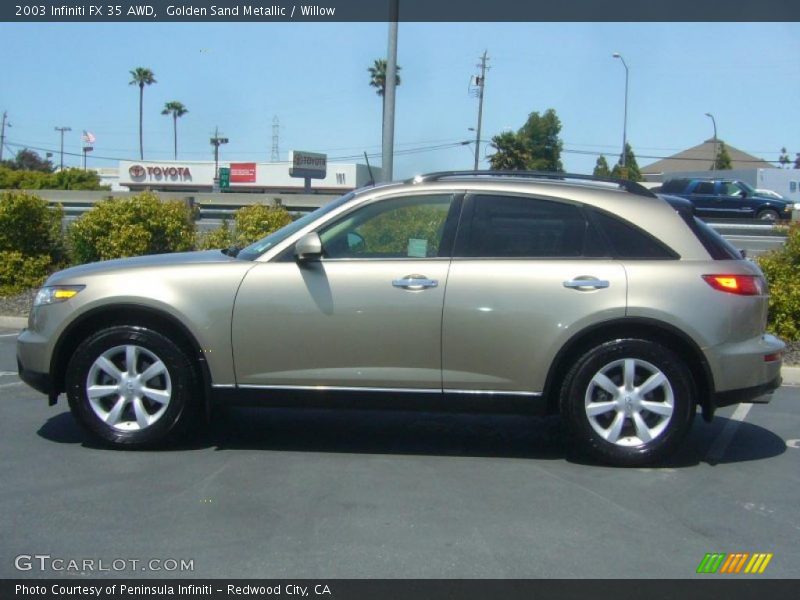 Golden Sand Metallic / Willow 2003 Infiniti FX 35 AWD