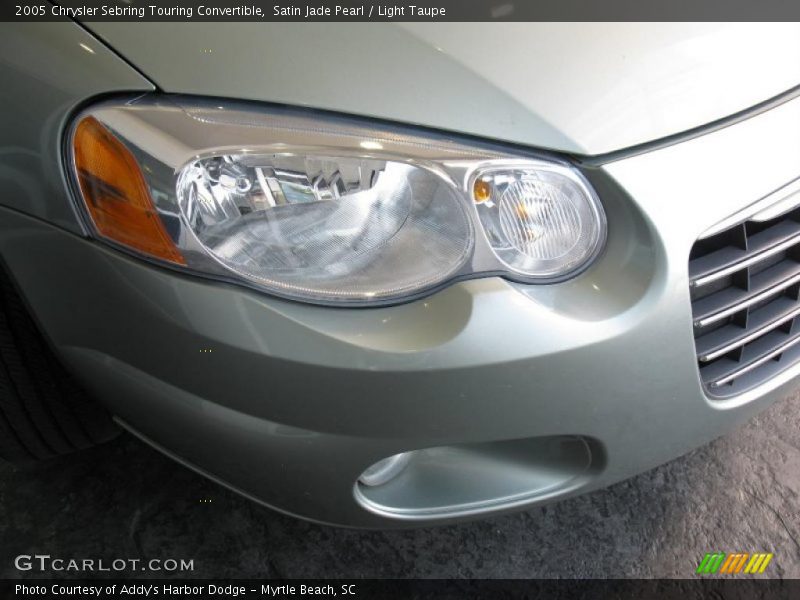 Satin Jade Pearl / Light Taupe 2005 Chrysler Sebring Touring Convertible
