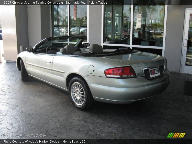 Satin Jade Pearl / Light Taupe 2005 Chrysler Sebring Touring Convertible