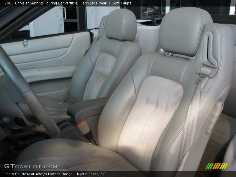 Satin Jade Pearl / Light Taupe 2005 Chrysler Sebring Touring Convertible