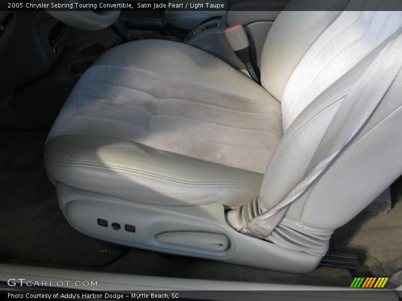 Satin Jade Pearl / Light Taupe 2005 Chrysler Sebring Touring Convertible