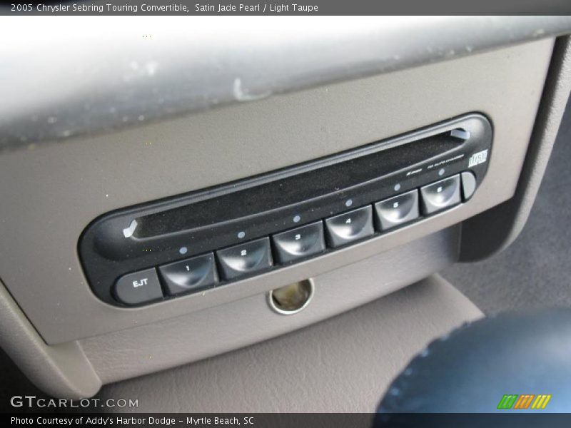 Satin Jade Pearl / Light Taupe 2005 Chrysler Sebring Touring Convertible