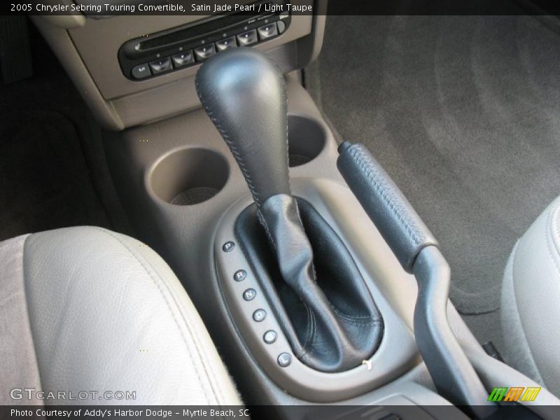 Satin Jade Pearl / Light Taupe 2005 Chrysler Sebring Touring Convertible