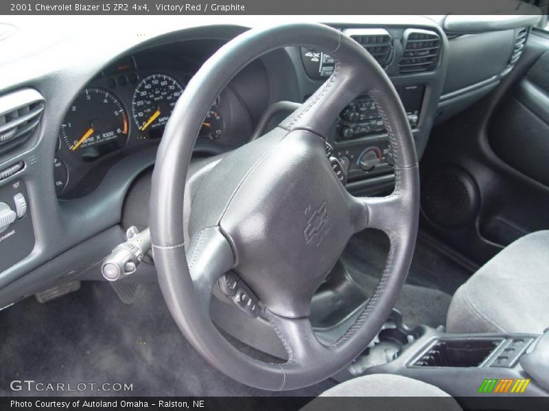 Victory Red / Graphite 2001 Chevrolet Blazer LS ZR2 4x4