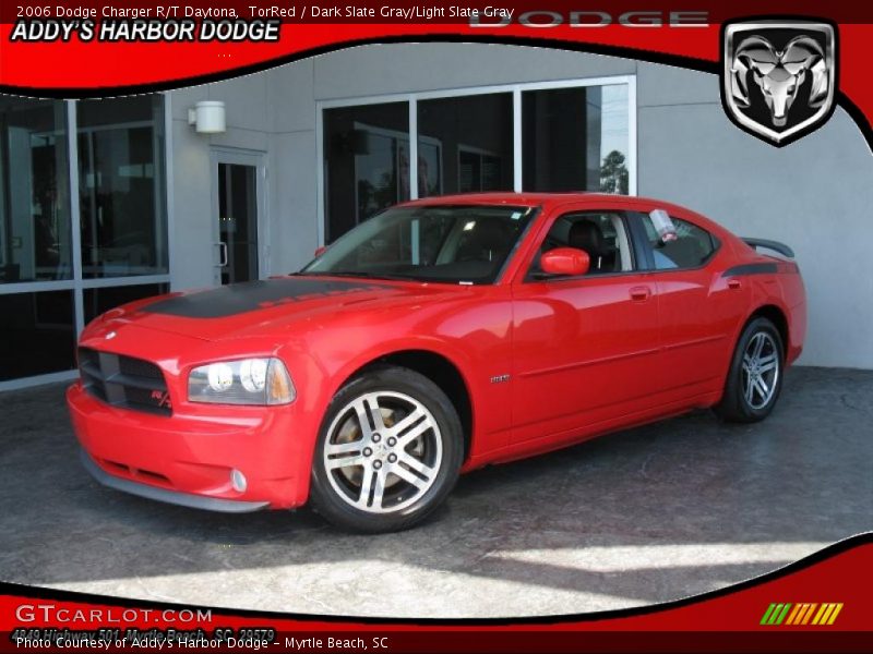 TorRed / Dark Slate Gray/Light Slate Gray 2006 Dodge Charger R/T Daytona