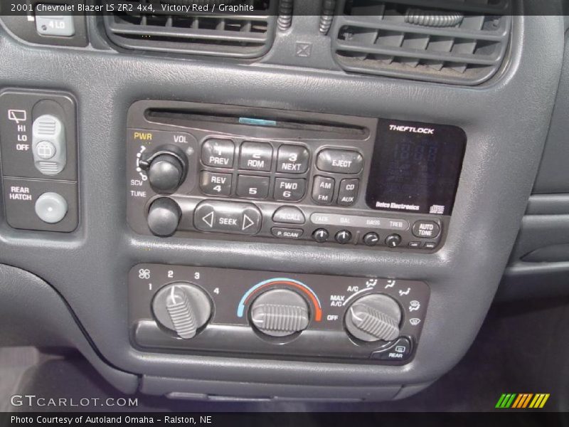 Victory Red / Graphite 2001 Chevrolet Blazer LS ZR2 4x4
