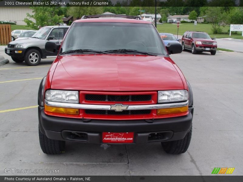 Victory Red / Graphite 2001 Chevrolet Blazer LS ZR2 4x4