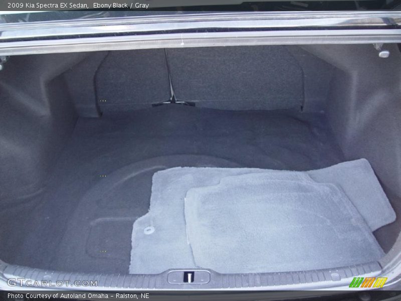 Ebony Black / Gray 2009 Kia Spectra EX Sedan