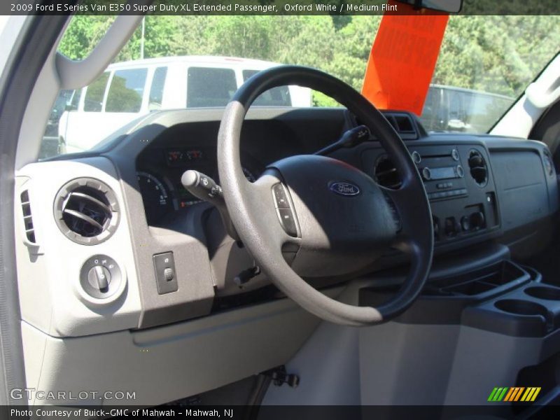 Oxford White / Medium Flint 2009 Ford E Series Van E350 Super Duty XL Extended Passenger