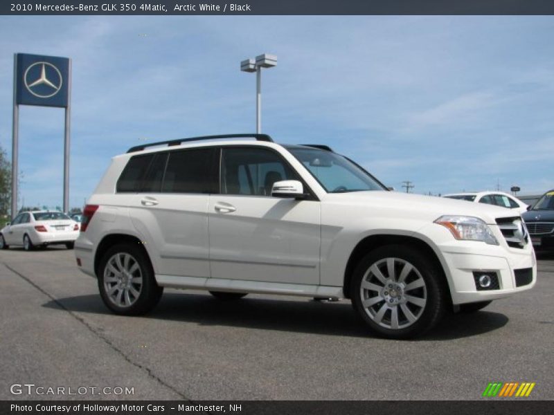 Arctic White / Black 2010 Mercedes-Benz GLK 350 4Matic