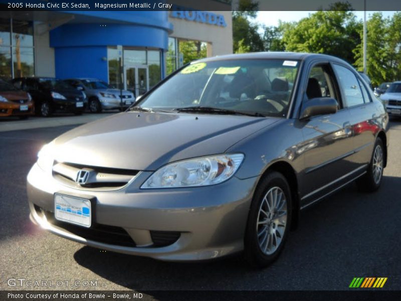 Magnesium Metallic / Gray 2005 Honda Civic EX Sedan