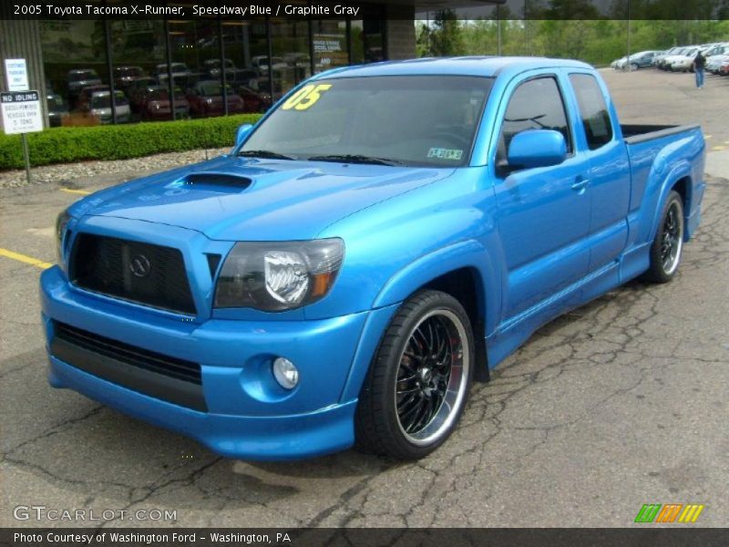 Speedway Blue / Graphite Gray 2005 Toyota Tacoma X-Runner