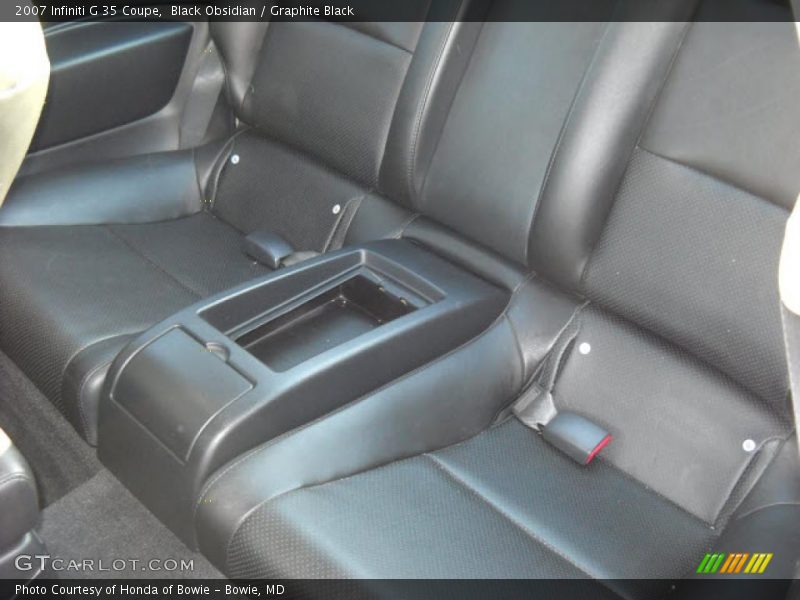 Black Obsidian / Graphite Black 2007 Infiniti G 35 Coupe