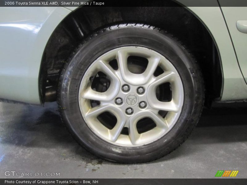 Silver Pine Mica / Taupe 2006 Toyota Sienna XLE AWD