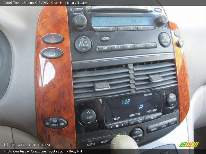 Silver Pine Mica / Taupe 2006 Toyota Sienna XLE AWD