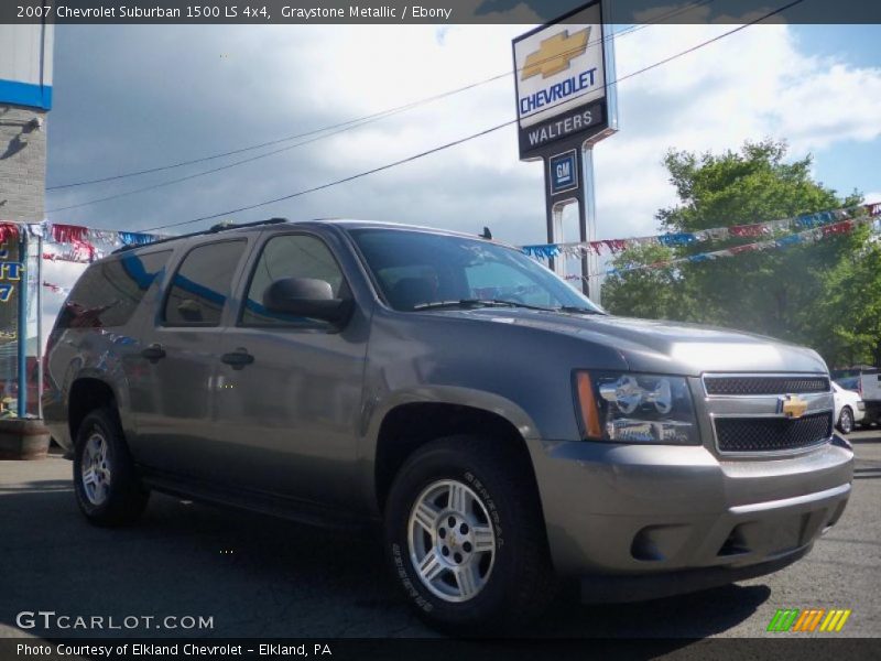 Graystone Metallic / Ebony 2007 Chevrolet Suburban 1500 LS 4x4