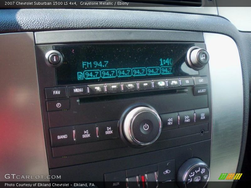 Graystone Metallic / Ebony 2007 Chevrolet Suburban 1500 LS 4x4